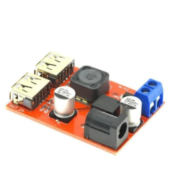 LM2596S Çift USB Voltaj Düşürücü Modülü