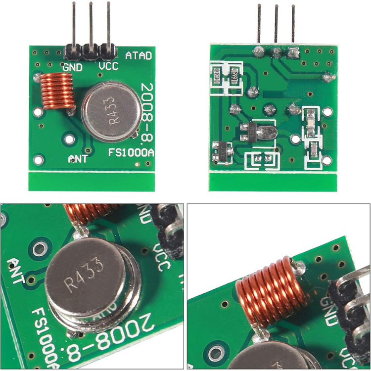 315MHz Kablosuz Alıcı Verici Modülü