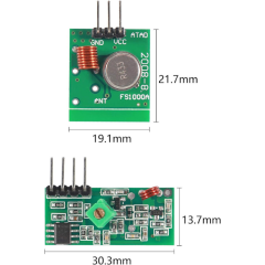 315MHz Kablosuz Alıcı Verici Modülü
