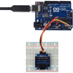 0.96 inç OLED Ekran (Sarı/Mavi) 4 Pinli