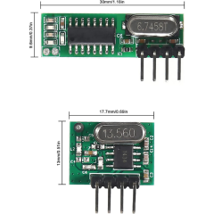 433 MHz RF Verici ve Alıcı Modülü