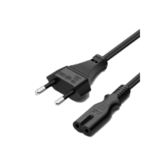 C7 2 Pin Teyp Yazıcı Power Fişi Güç Kablosu 1.5m