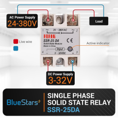 SSR-25DA Solid State Röle (25A)