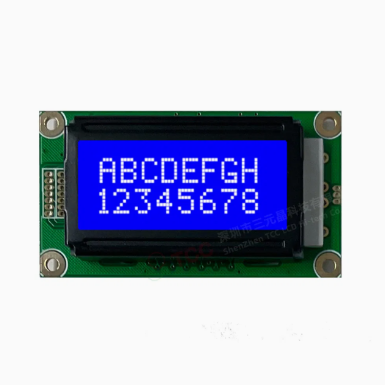 14 Pin 8x2 Karakter LCD Ekran Modülü Mavi