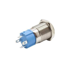 12A-G1Z 12 mm Çıkık Anahtarlı Işıklı Metal Buton