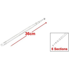 Teleskopik Çubuk Anten 365mm