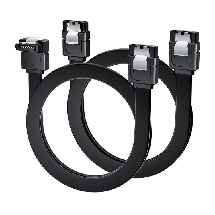 SATA 3 Disk Kablosu (90 Derece, Kilit Mekanizmalı)