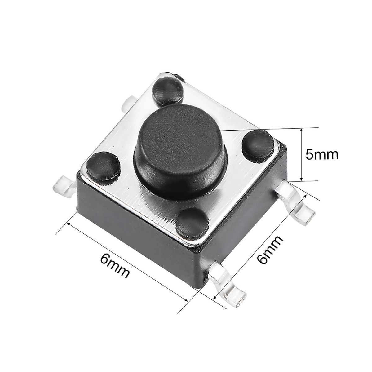 4 Pin Push Button - 6x6x5 mm