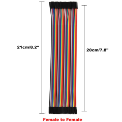 Dişi - Dişi Jumper Cable 20 cm 40 Pin