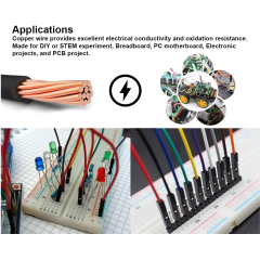 Dişi - Dişi Jumper Cable 20 cm 40 Pin