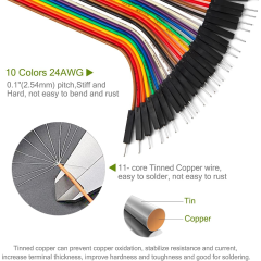 Detachable Erkek - Erkek  Jumper Kablo 20 cm 40 Pin