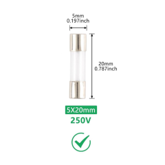 5x20 mm 1 A Cam Sigorta (Hızlı Tip)