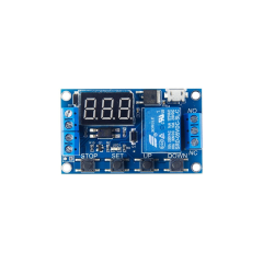 6-30V Zaman Ayarlı Çok Fonksiyonlu Tekli Röle Kartı