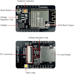 ESP32-CAM WiFi + Bluetooth Geliştirme Kartı