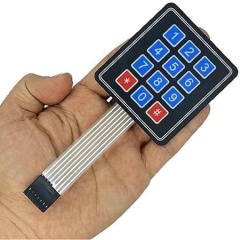 4x3 Membran Keypad Buton Matrix Takımı