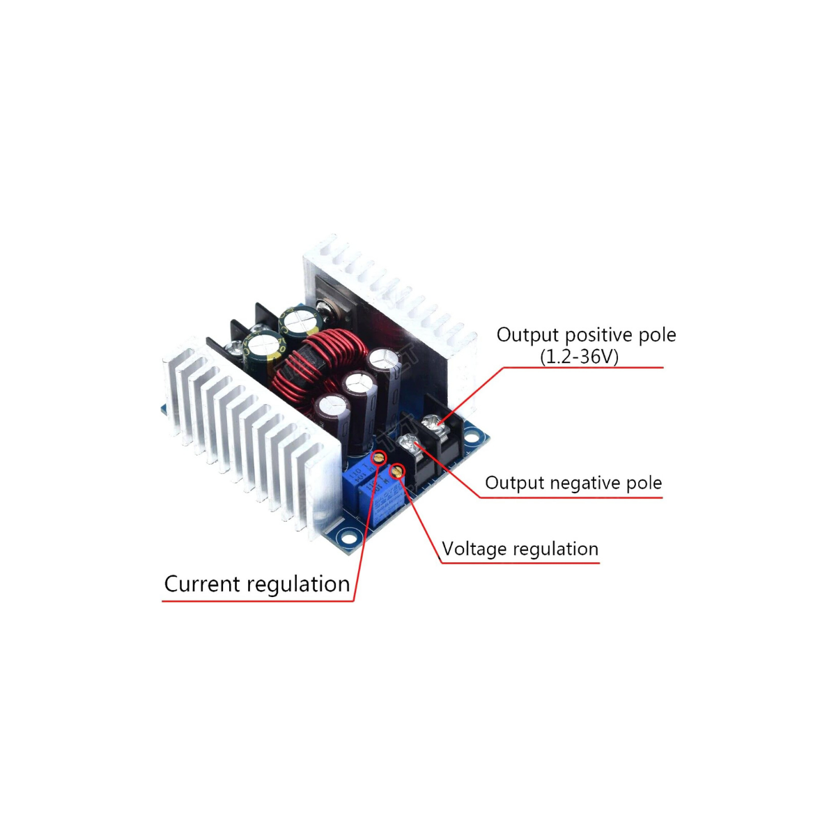 300W 20A DC-DC Step Down Modülü Voltaj Regülatörü