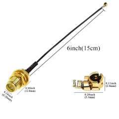 RP-SMA Erkek - U.FL (IPEX) Anten Kablosu