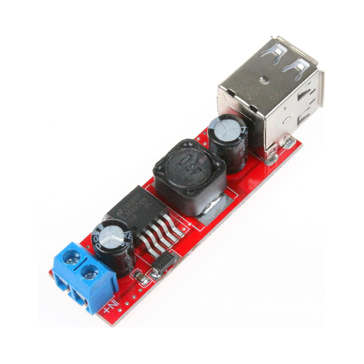 5V 3A Voltaj Regülatör Kartı - Çift USB Çıkışlı