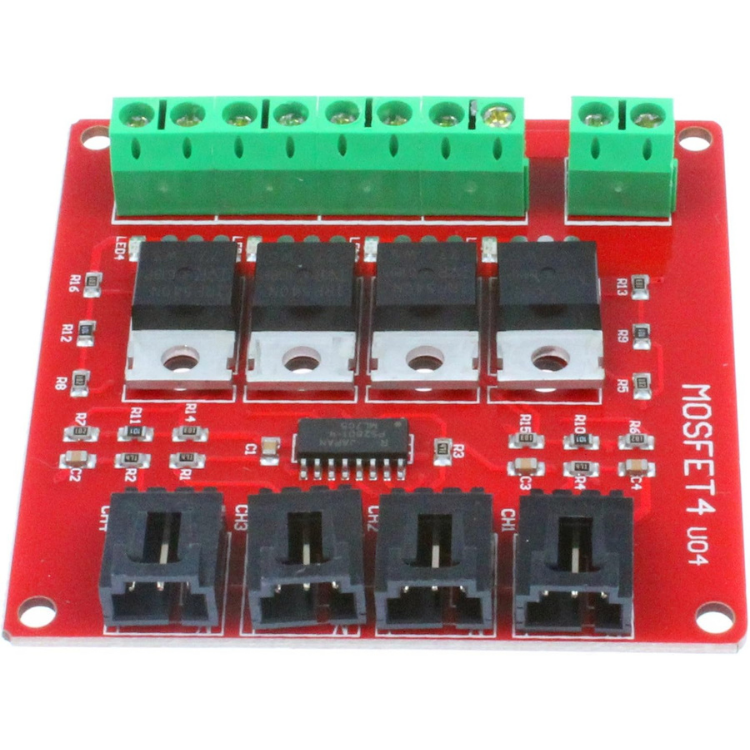 Arduino 4 Kanal IRF540 MOSFET Modülü - 100V 3A