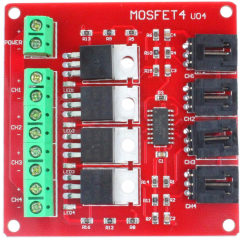 Arduino 4 Kanal IRF540 MOSFET Modülü - 100V 3A