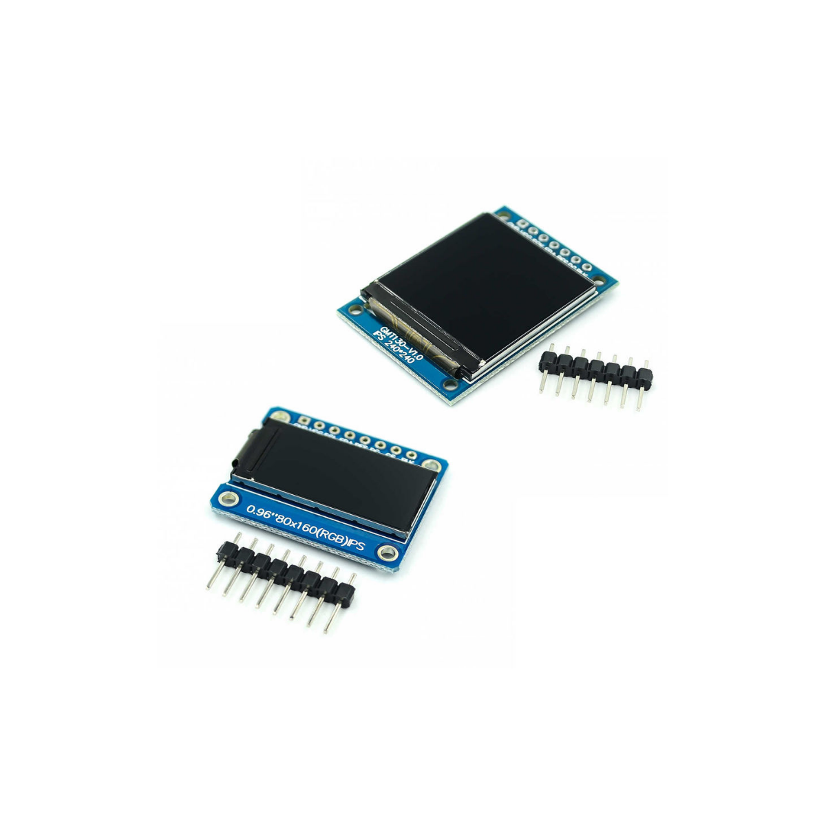 0.96'' 7 Pin OLED Ekran Modülü Mavi