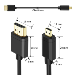 Micro HDMI'den HDMI'ye Kablo 1.5 M