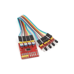 4'lü Çizgi İzleyen Sensör Seti - 4 Way Tracking Module