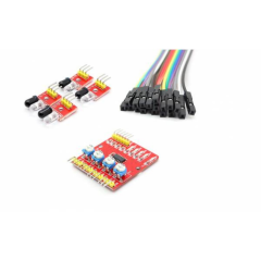 4'lü Çizgi İzleyen Sensör Seti - 4 Way Tracking Module