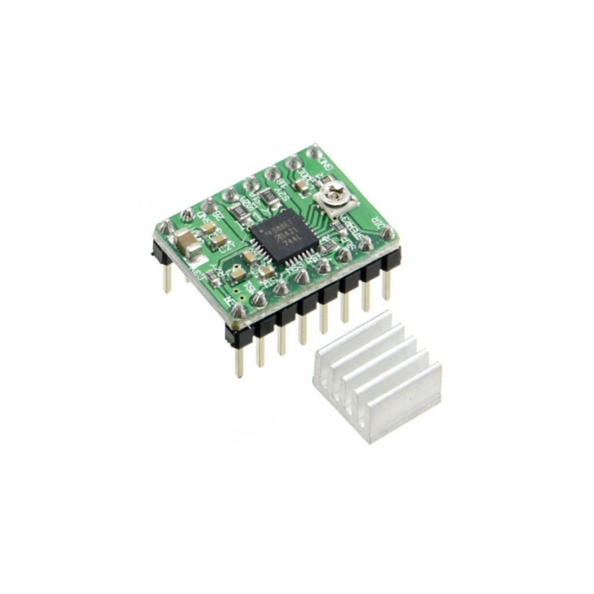 A4988 Step Motor Sürücü Kartı 2A - Yeşil