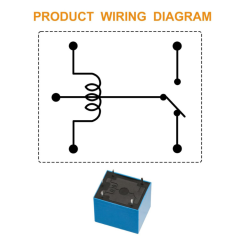 5V 7A Tekli Kontakt Rölesi - JQC-3F(T73) 5VDC
