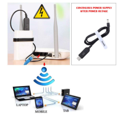 USB 5V - 12V Voltaj Yükseltici Dönüştürücü Kablo