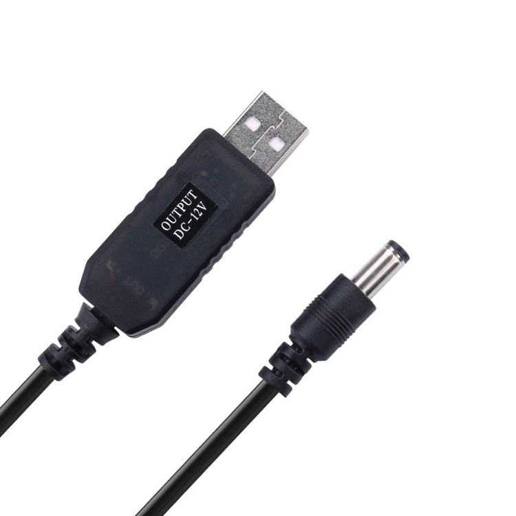 USB 5V - 12V Voltaj Yükseltici Dönüştürücü Kablo