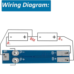 2S 8A 16A BMS Lityum Batarya Koruma Kartı
