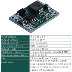 MP1584EN 5V DC-DC Konvertör