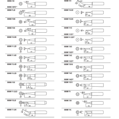 900M-T 5'li Havya Ucu Seti - Siyah
