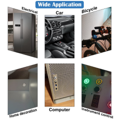 16A-G1-E 16MM Aydınlatmalı Metal Buton - Mavi