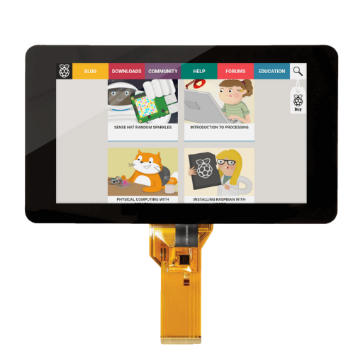 Raspberry Pi 7 inc Dokunmatik Ekran (Orijinal)