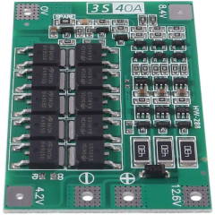 3-40A BMS 3S Lityum Batarya Koruma Modülü