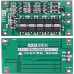 3-40A BMS 3S Lityum Batarya Koruma Modülü
