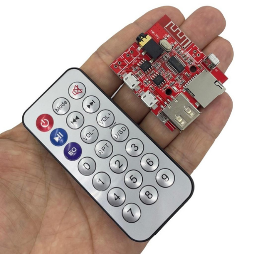 MP3 Kumandalı Bluetooth Amfi Modülü (SD Kart/USB) - PMU6984