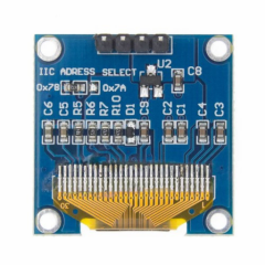 096 OLED 128x64 Mavi Ekran Modülü