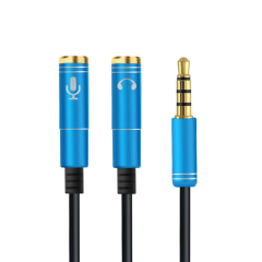 Stereo 3.5mm Kulaklık ve Mikrofon Çoklayıcı Kablo