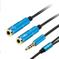 Stereo 3.5mm Kulaklık ve Mikrofon Çoklayıcı Kablo