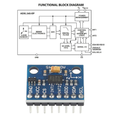 ADXL345 3 Eksen İvme Ölçer