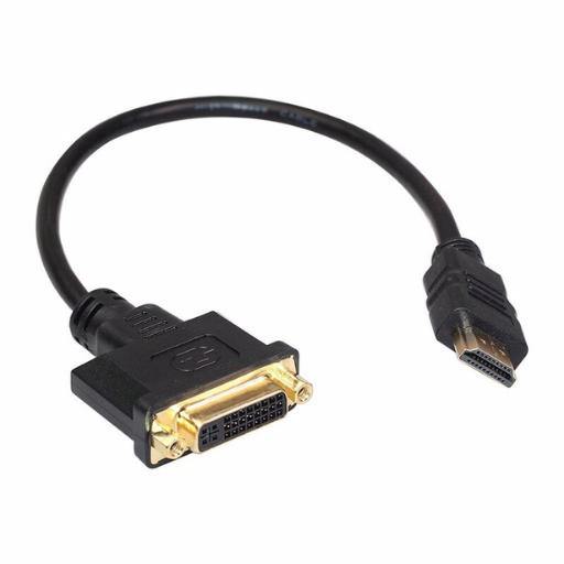 HDMI Erkek to DVI 24+5 Dişi Dönüştürücü Adaptör