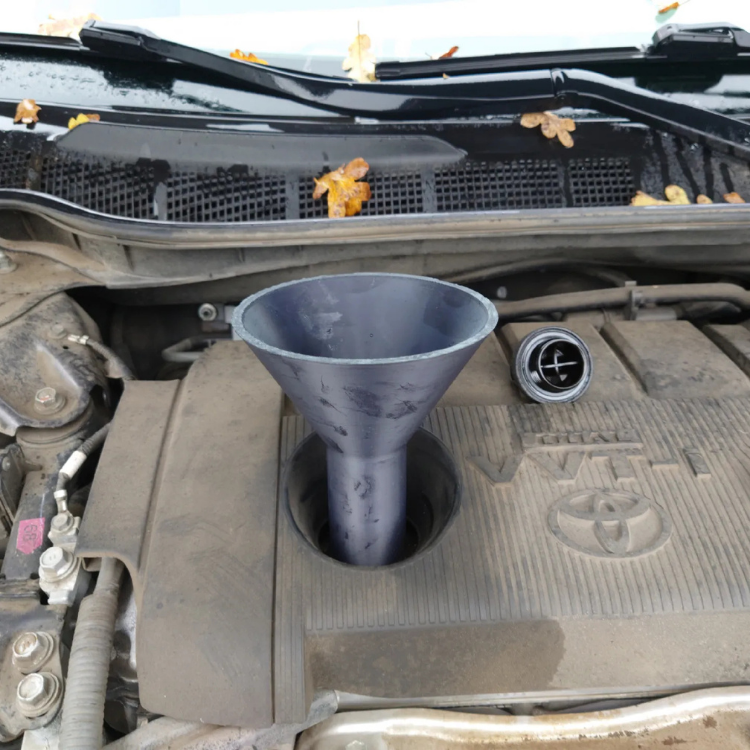 Araç Motor Yağ Dolum Hunisi - 3D Baskı