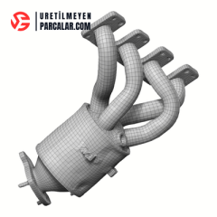 Egzoz Manifoldu 3D Tarama Hizmeti