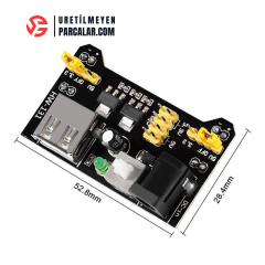 Breadboard Güç Kaynağı Modülü 3.3V/5V