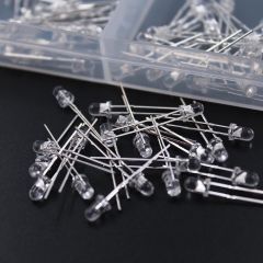 3 mm Led Paketi - Mavi Sarı Turuncu Yeşil Beyaz Kırmızı - 5 Adet Sarı