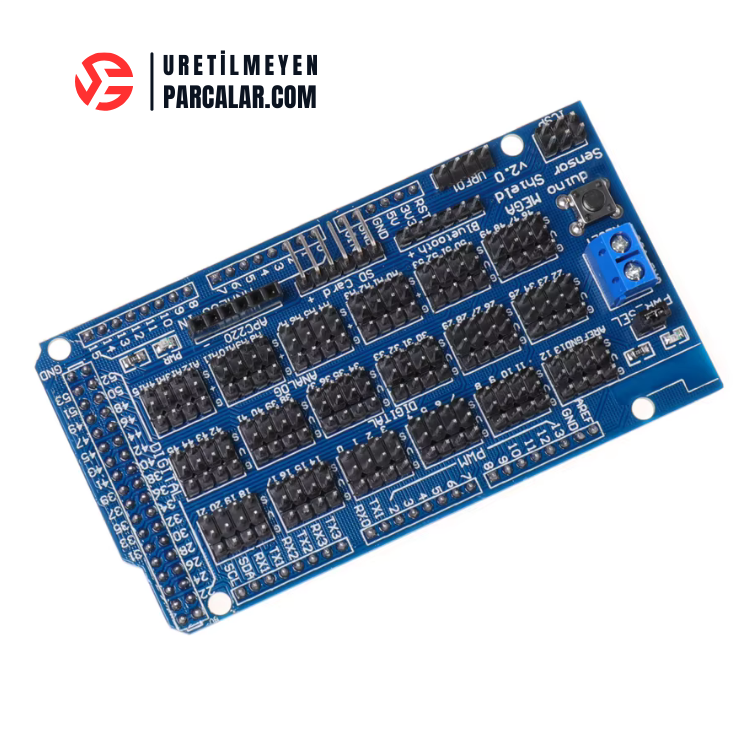 Arduino MEGA 2560 R3 Sensör Shield V2 IO Genişletme